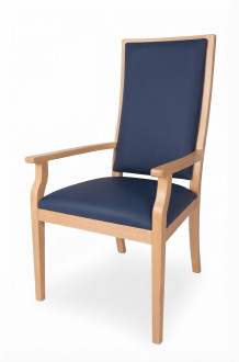 Fauteuil Tulipe haut dossier